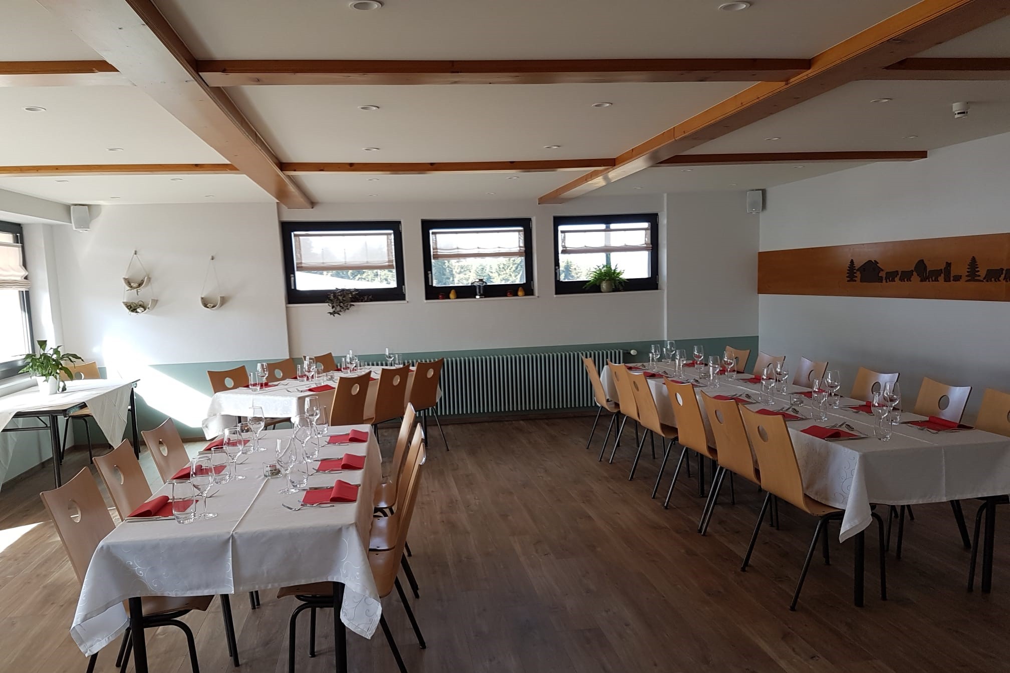 Slide restaurant derrière